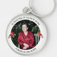 In Memory of | Cardinal Memorial Keepsake Keychain