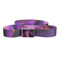 Modern fractal in black and purple belt