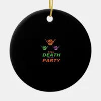 Till Death Do Us Party Classic Ceramic Ornament