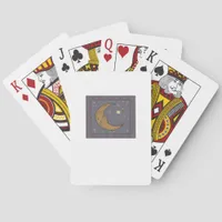 Whimsigoth Moon Classic Poker Cards