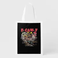 F-Caw-F Hei Hei Moana Rooster Classic Funny Graphi Grocery Bag
