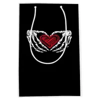 Skeleton Hands With Heart Classic Medium Gift Bag