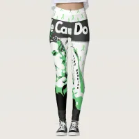 We Can Do It Lyme Awareness Leggings