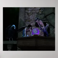 Curious Crow Faeries Poster