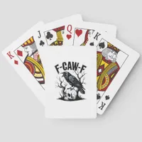 Halloween F-Caw-F Bird Crow Women Men Retro Classi Poker Cards