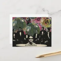 The Surreal Bathtub Viewers Collage Postcard