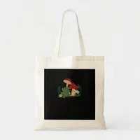 Cute Frog Playing Flute Cottagecore  Goblincore Ae Tote Bag