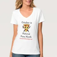 National Pizza Month Funny Food Observances  T-Shi T-Shirt