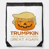 Trumpkin Halloween Funny Classic Drawstring Bag