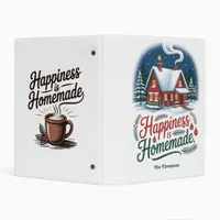 Happiness Is Homemade Holiday Recipe Mini Binder