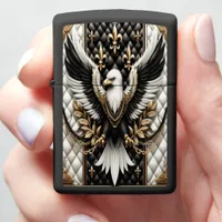 Royal Eagle Leather-Style Luxe Zippo Lighter