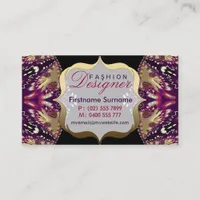 Fashion Designer Modern Batik Business Cards