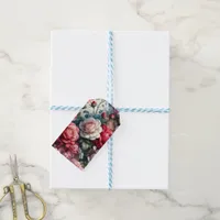 Timeless Rose Floral Charm Gift Tags