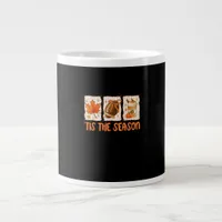 Tis The Season Football Halloween Thanksgiving  Giant Coffee Mug