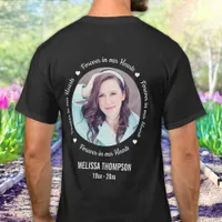 Forever in our Hearts Personalized Photo Memorial  T-Shirt