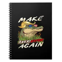 Funny Make Amerigator Again Donald Parody American Notebook