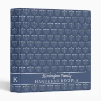 Rustic Hanukkah Menorah Holiday Memories Recipe 3 Ring Binder