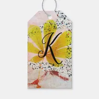 Terrazzo and Botanical Monogram Gift Tags