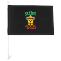 Tis Season For Tamales Mexican Christmas Holiday Car Flag