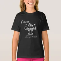 Retro Ice Cream Flower Girl Scooped up T-Shirt