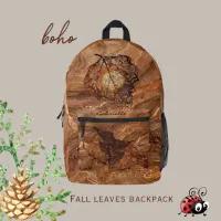 Fall theme Printed Backpack