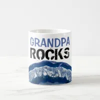 *~* GRANDPA Rocks Stones Lapidary Blue Agate Coffee Mug