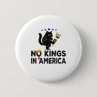 No Kings In America We The People Political Minima Button