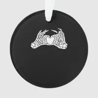 Skeleton Heart Hands - Light Ornament