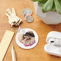 Heart You, Custom Text & Photo Keychain