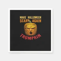 Trumpkin Make Halloween Scary Again – Funny Donald Napkins