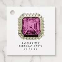 Alexandrite June Birthstone Favor Tags