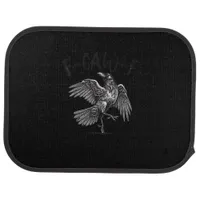 Crow, F-Caw-F Funny Bird Retro Graphic Car Floor Mat