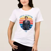 Gavin Newsom | Vintage #48 Tri-Blend Shirt