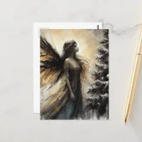 Fairy and a Christmas Tree Postcard