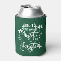 dont get your tinsel in a tangle christmas can cooler