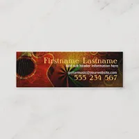 Guitar Music Sounds Mini Business Cards