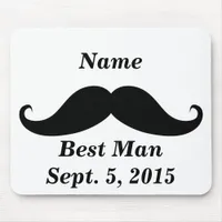 Best Man Mustache Mousepad