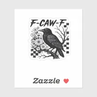 F-Caw-F Essential Funny Trendy Sticker