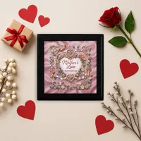 Romantic Pink Vintage Mother Love Heart Design Gift Box