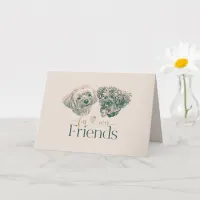 Fur-ever Friends Folded Greeting Card