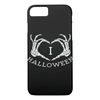 Halloween! Classic - Skeleton Hands Heart iPhone 8/7 Case