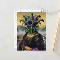 Mona Lisa Cthulhu Postcard