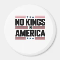 No Kings In America USA Creative Style Magnet