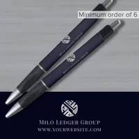 Navy Blue Company Logo Pen