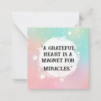 *~  Kindness Miracles   AP62  Note Card