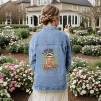 Kawaii I Spend All My Money on Boba Denim Jacket