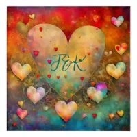 Valentine's Day Romantic Keepsake Personalized Acrylic Print