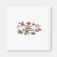 Tis The Season Christmas Acrylic Block Magnet