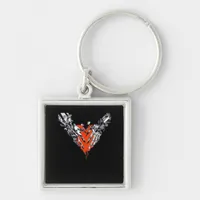 Holding Heart Classic Keychain