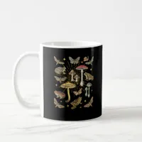 Cottagecore Aesthetic Mushroom Frog Butterfly Gobl Coffee Mug